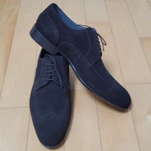 Hugo Boss Brogue Oxford Wingtip - Chocolate Brown